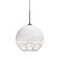 Besa Lighting Rocky Cord Pendant, White, Bronze Finish, 1x60W Incandescent 1JT-ROCKYWH-BR - alternate 1